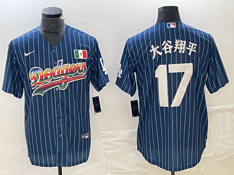 Men's Los Angeles Dodgers Shohei Ohtani #17 Royal Player Game Jersey1 baseball jersey product view 1