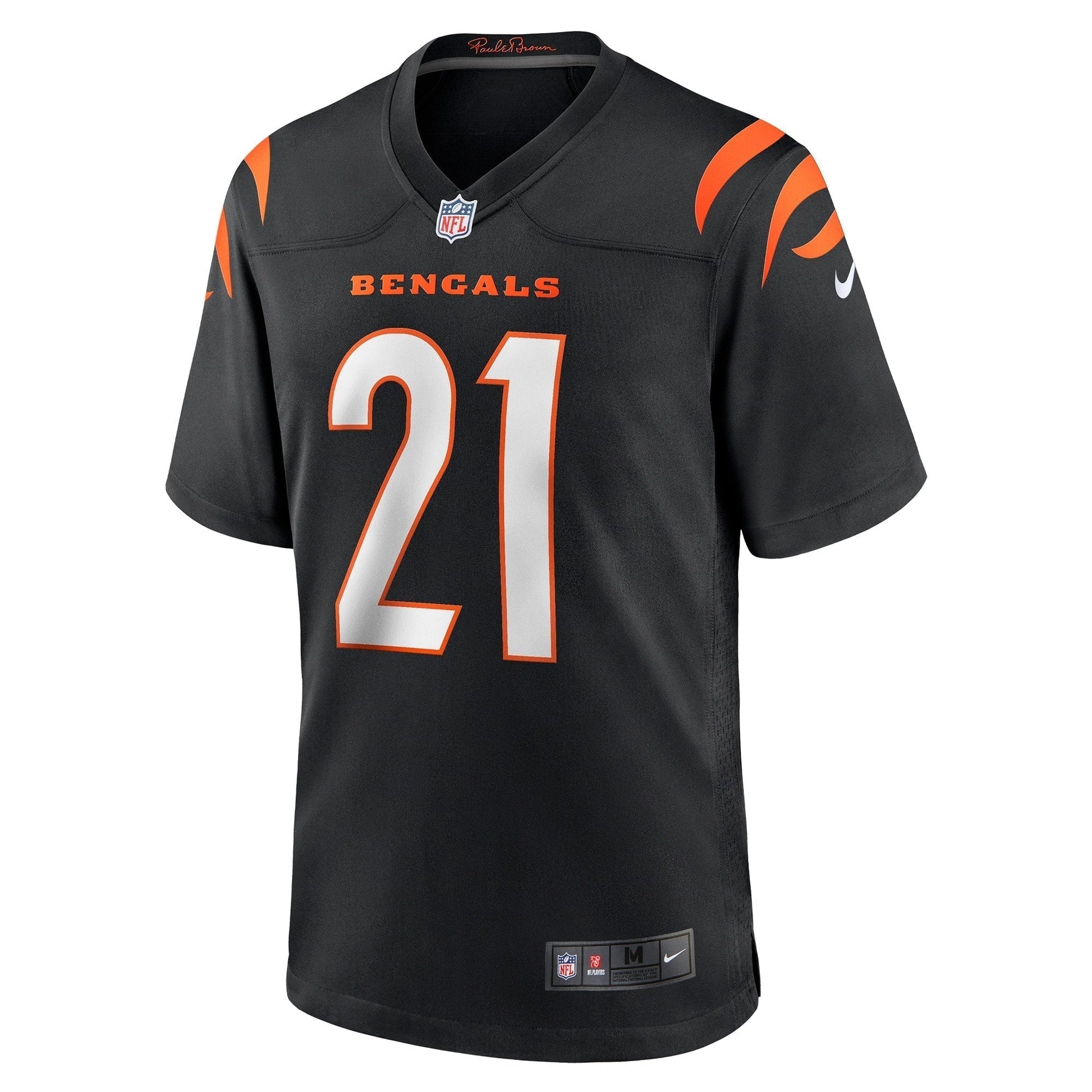 Mike Hilton Cincinnati Bengals Nike Game Jersey - Black football jersey product view 2