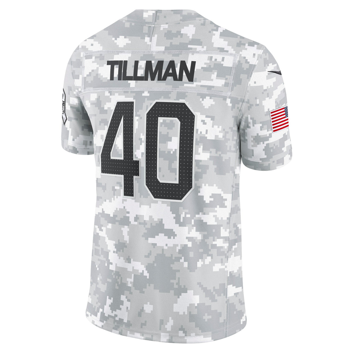 Pat Tillman Arizona Cardinals Nike 2024 Salute to Service Retired Limited Jersey - Arctic Camo football jersey product view 3