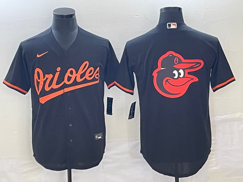 Men's Baltimore Orioles Black Alternate Replica Player Jersey1 baseball jersey product view 1