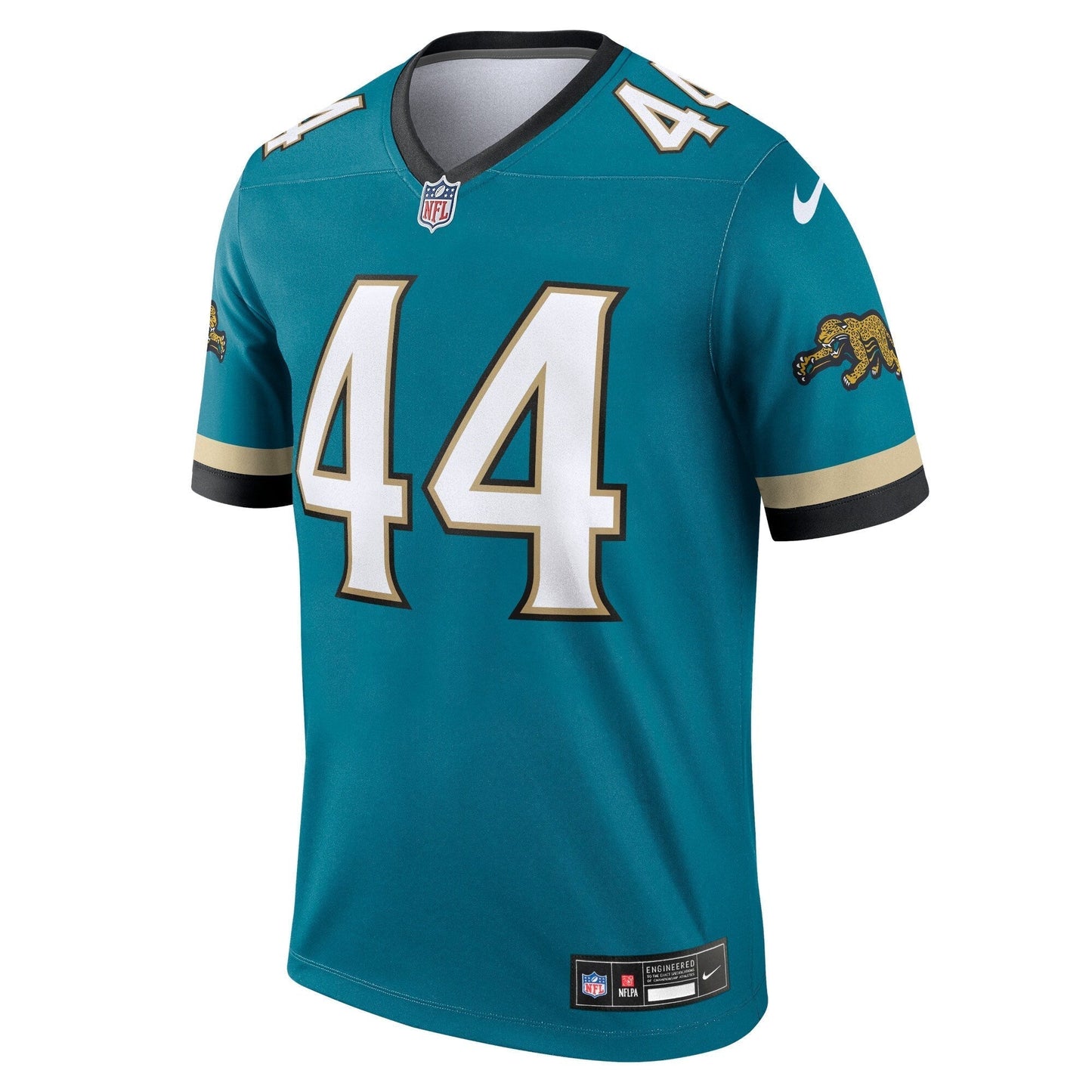 Travon Walker Jacksonville Jaguars Nike Prowler Throwback Legend Jersey - Teal football jersey product view 2