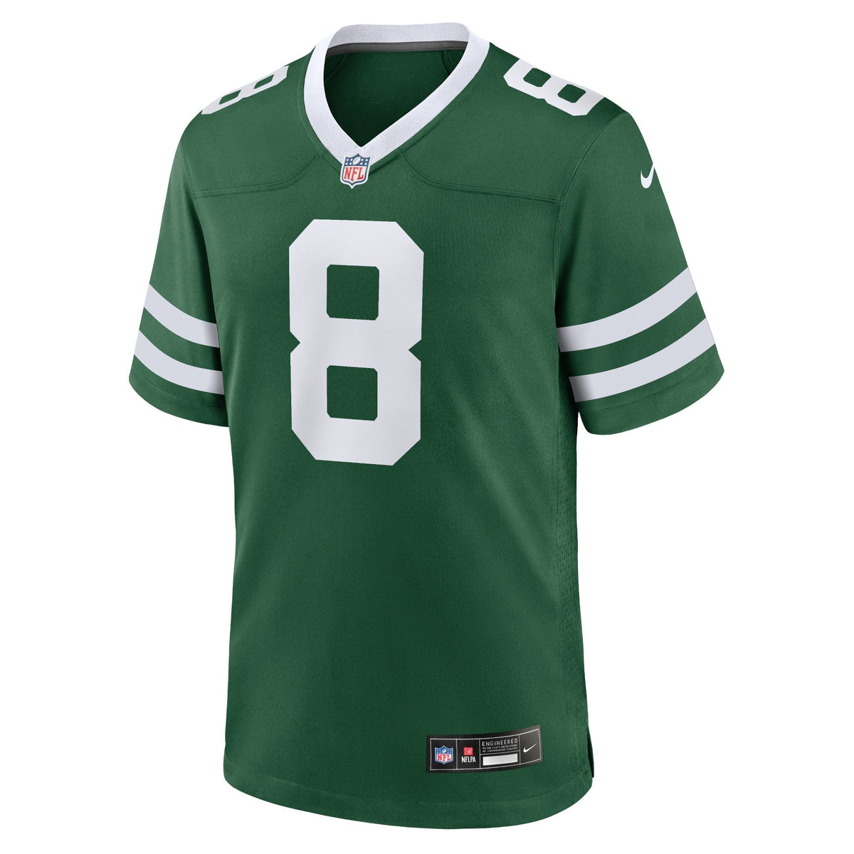Aaron Rodgers New York Jets Nike Game Jersey - Legacy Green football jersey product view 2