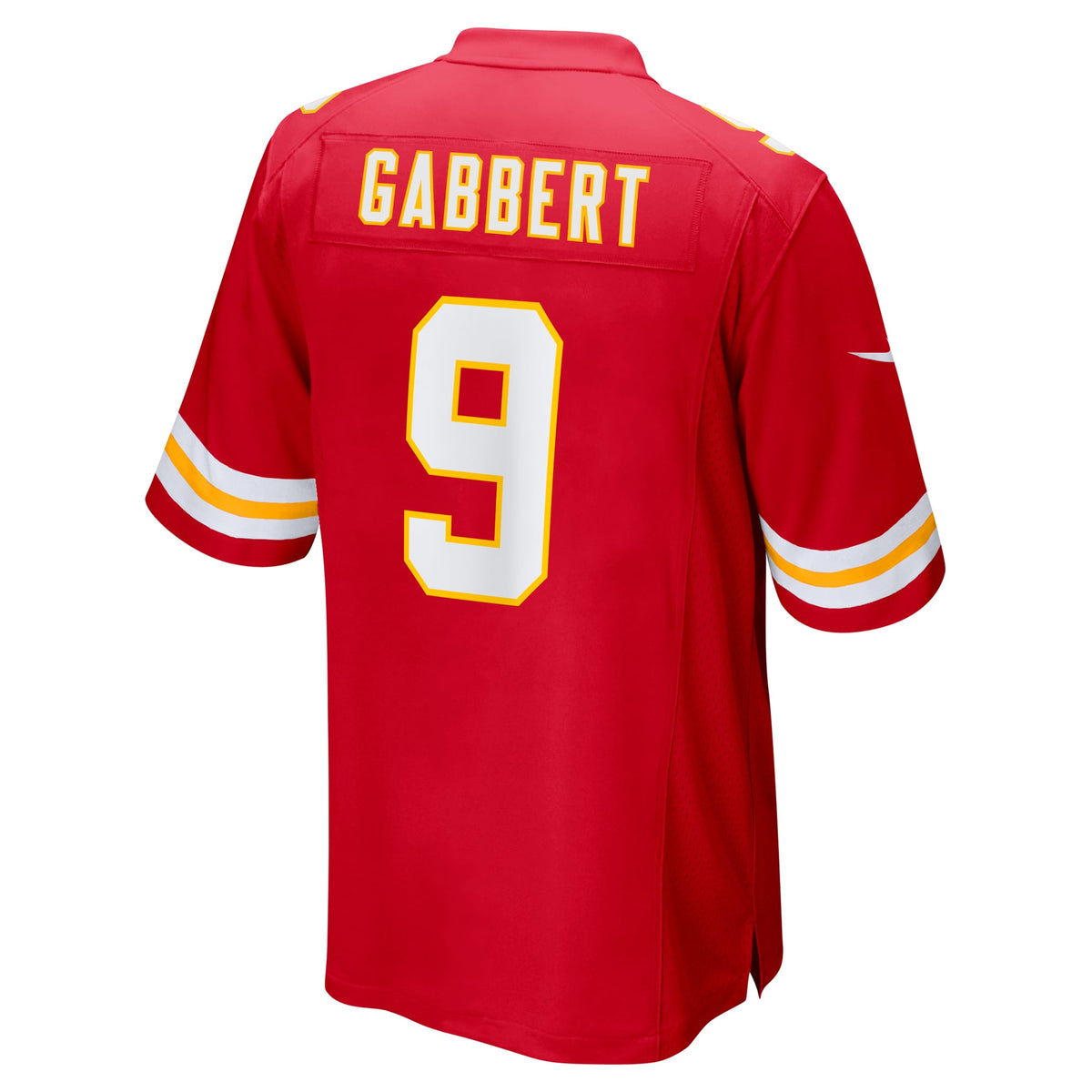 Blaine Gabbert Kansas City Chiefs Nike Game Jersey - Red football jersey product view 3