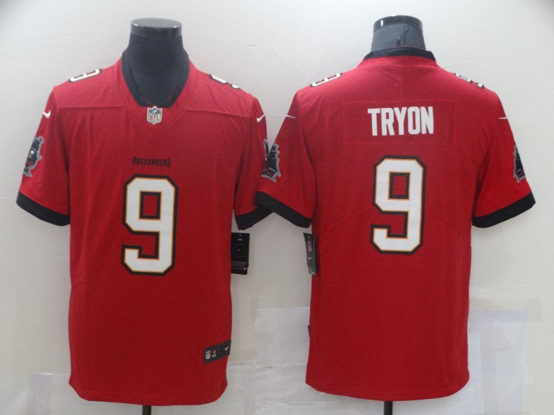 Men's Tampa Bay Buccaneers Joe Tryon #9 Red Game Jersey1 football jersey product view 1