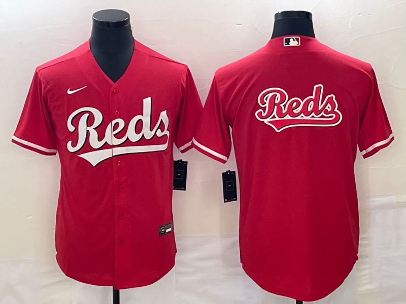 Men's Cincinnati Reds Red Alternate Replica Jersey1 baseball jersey product view 1