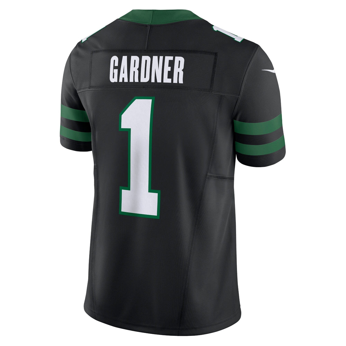 Ahmad Sauce Gardner New York Jets Nike Alternate Vapor F.U.S.E. Limited Jersey - Legacy Black football jersey product view 3