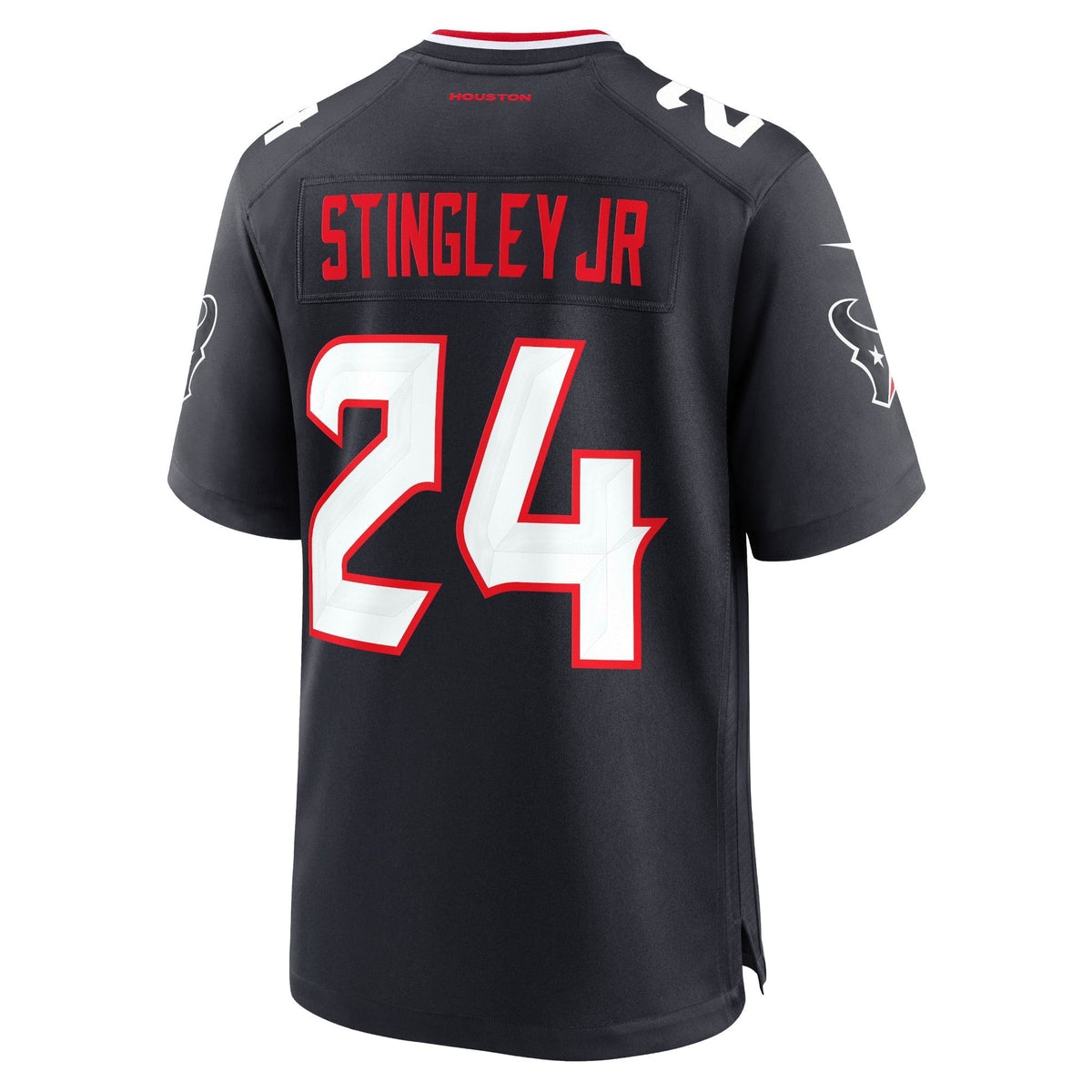 Derek Stingley Jr. Houston Texans Nike Game Jersey - Navy football jersey product view 3