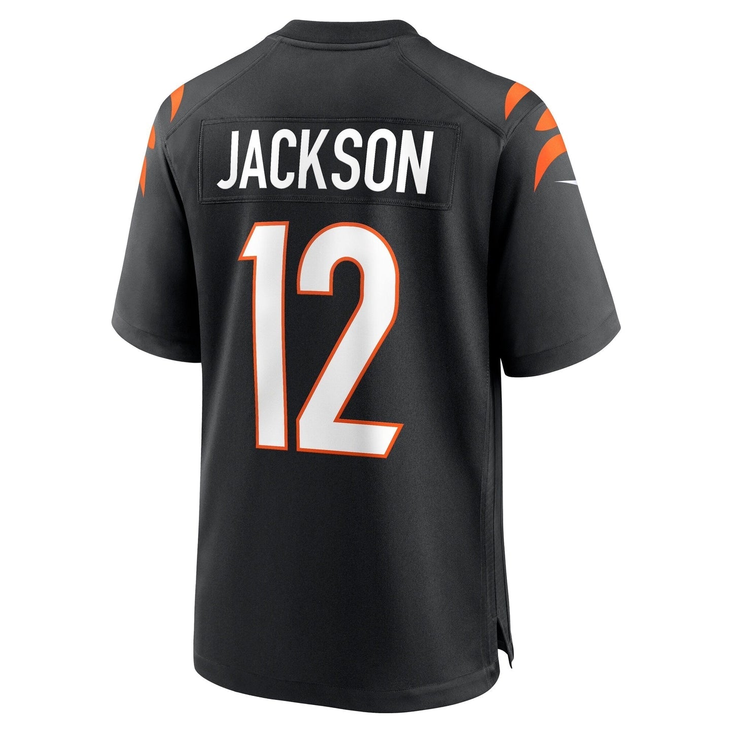 Shedrick Jackson Cincinnati Bengals Nike Team Game Jersey - Black football jersey product view 3