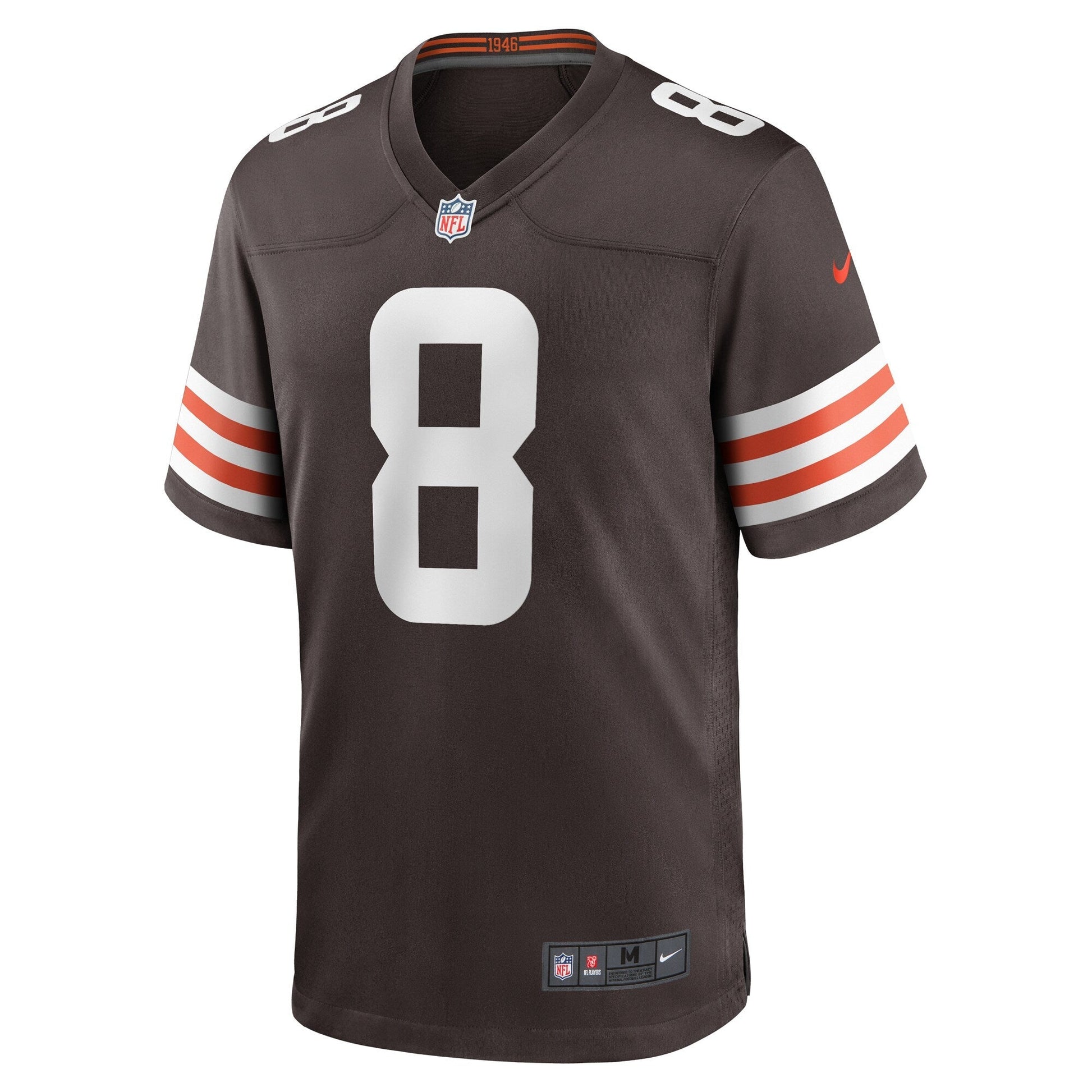 Elijah Moore Cleveland Browns Nike Game Jersey - Brown football jersey product view 2