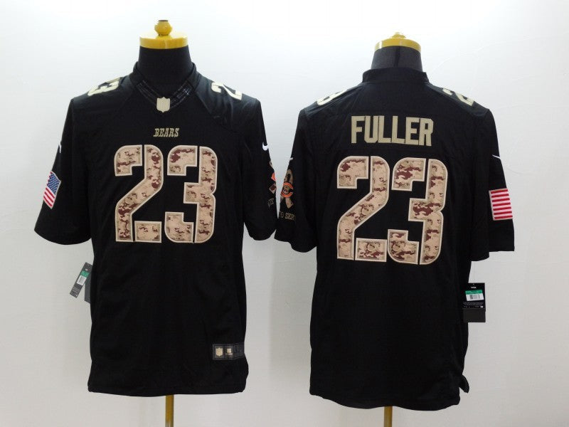 Men's Chicago Bears Kyle Fuller #23 Black Game Player Jersey1 football jersey product view 1