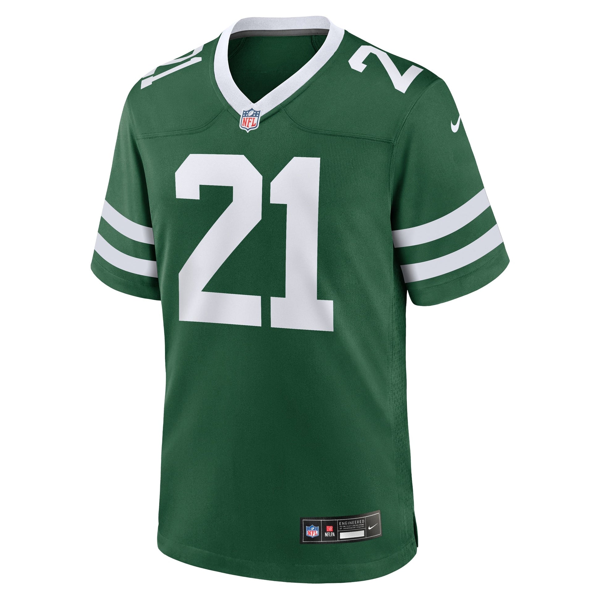 Ashtyn Davis New York Jets Nike Team Game Jersey - Legacy Green football jersey product view 2