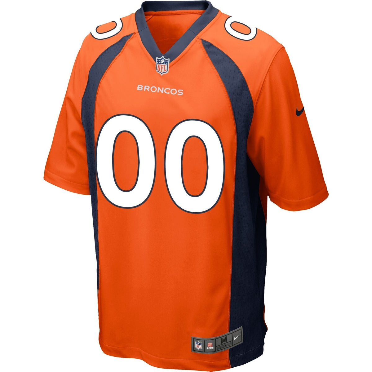 Denver Broncos Nike Custom Game Jersey - Orange football jersey product view 2