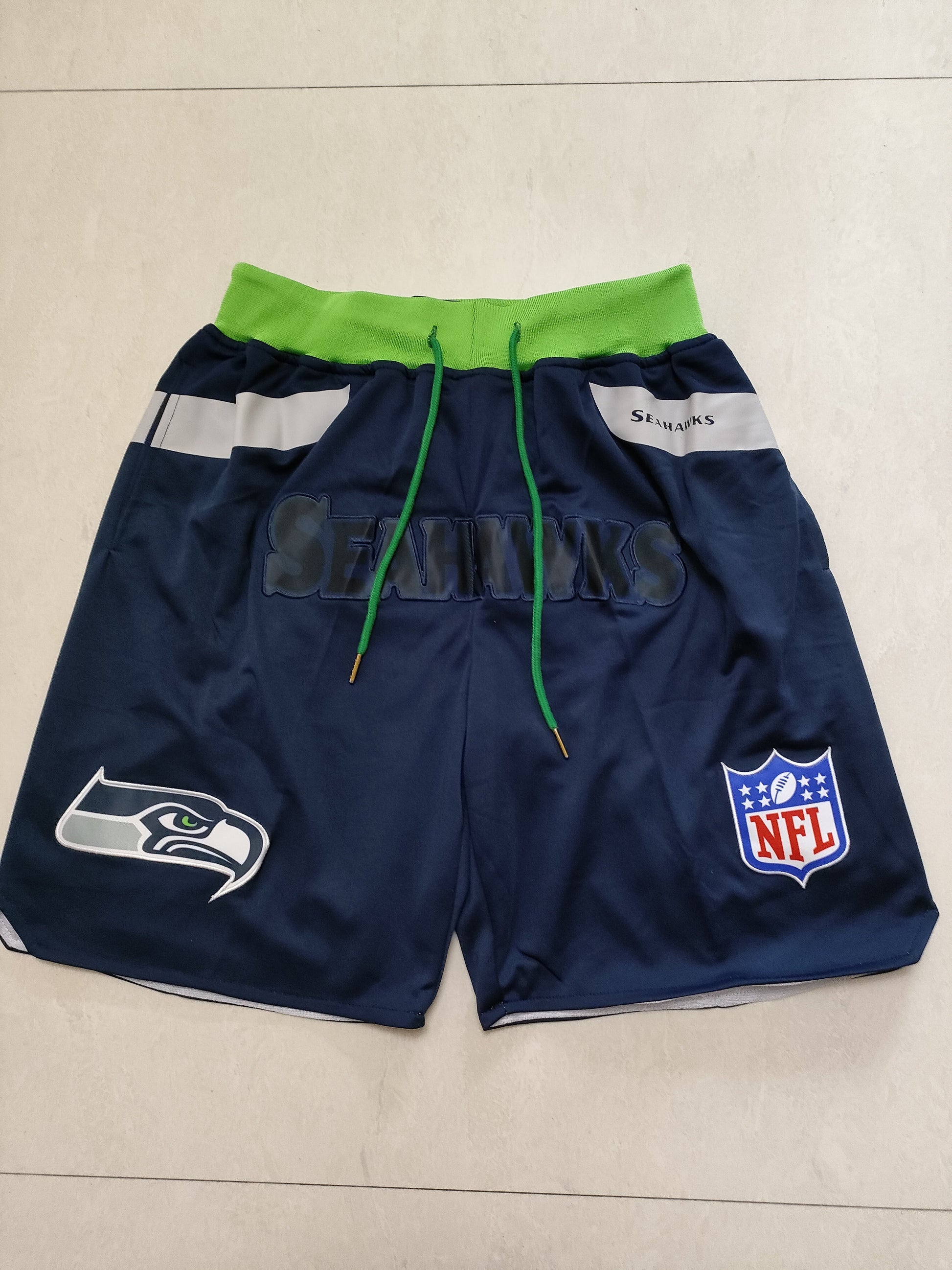 JUST DON Seattle Seahawks Pocket Shorts football jersey product view 1