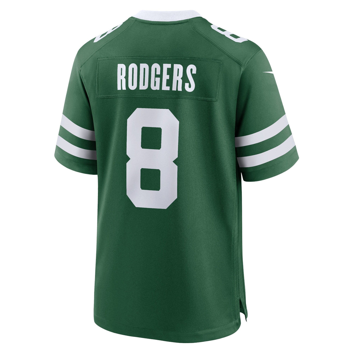 Aaron Rodgers New York Jets Nike Game Jersey - Legacy Green football jersey product view 3