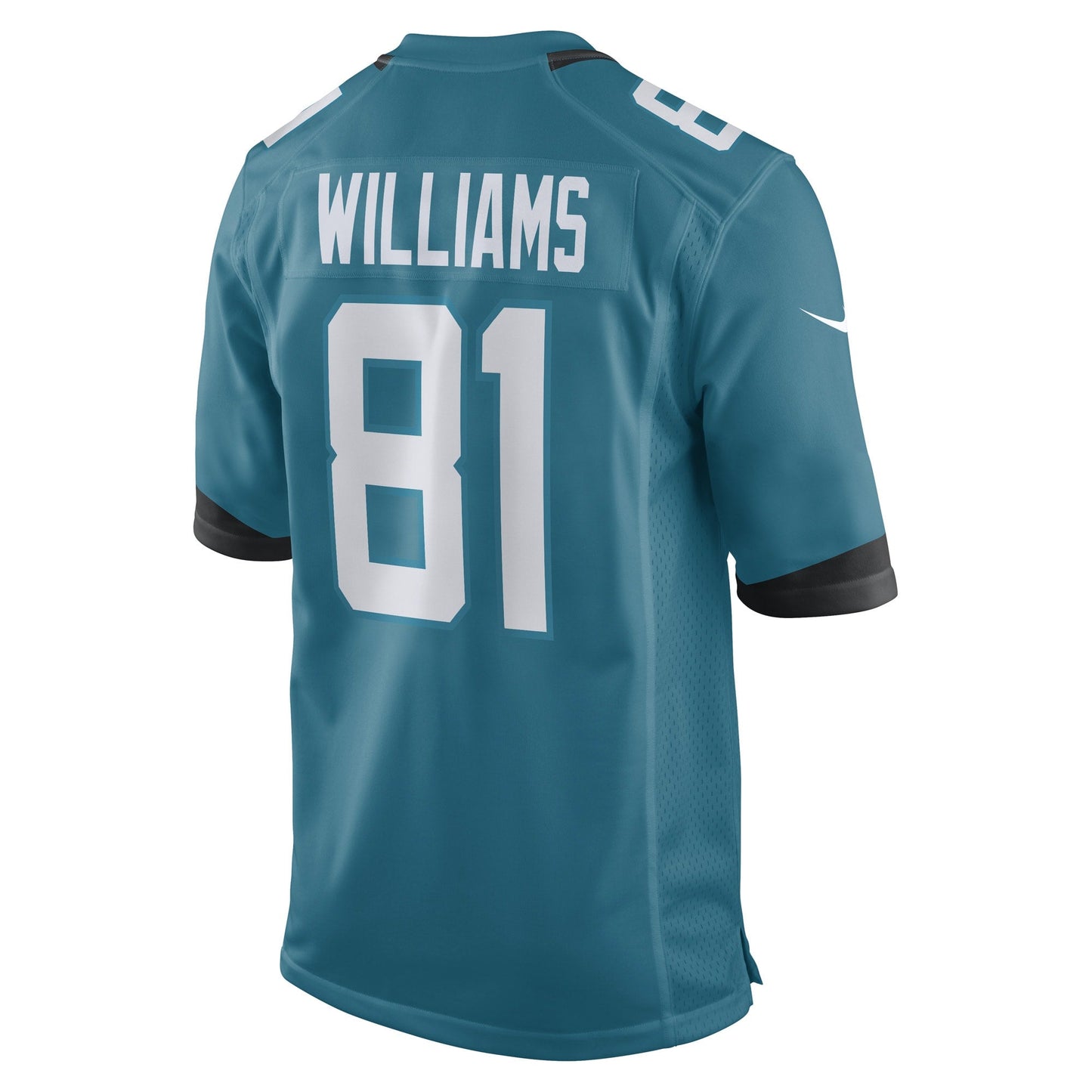 Seth Williams Jacksonville Jaguars Nike Game Jersey - Teal football jersey product view 3
