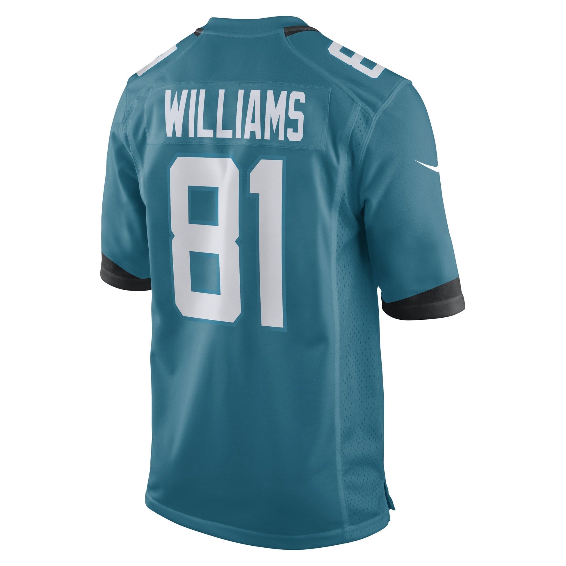 Seth Williams Jacksonville Jaguars Nike Game Jersey - Teal football jersey product view 3