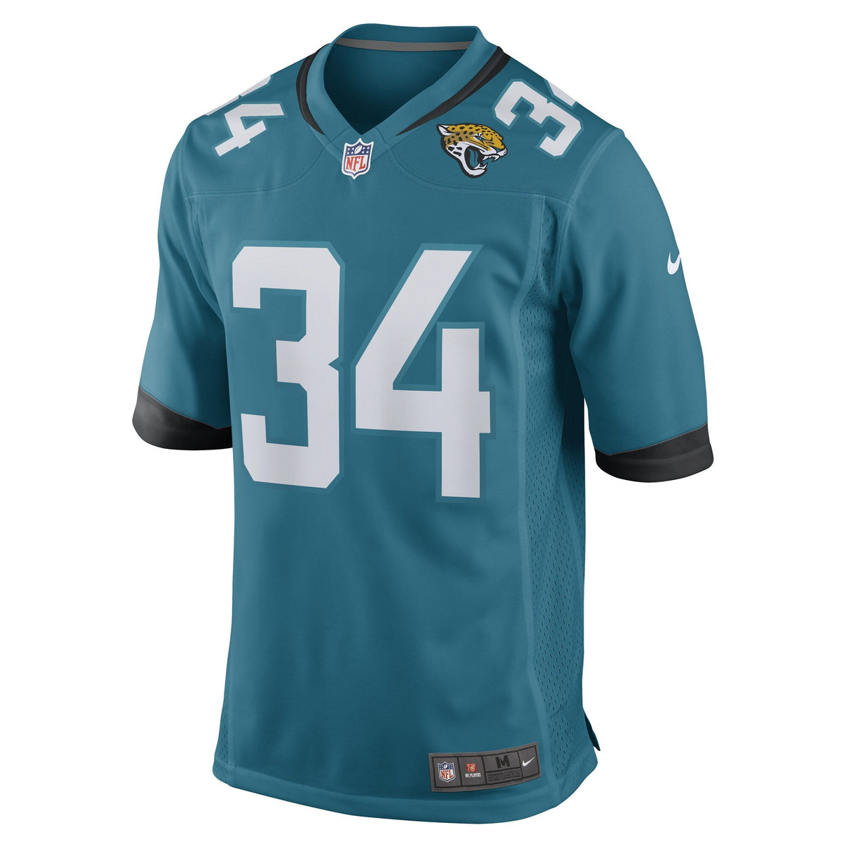 Gregory Junior Jacksonville Jaguars Nike Team Game Jersey - Teal football jersey product view 2