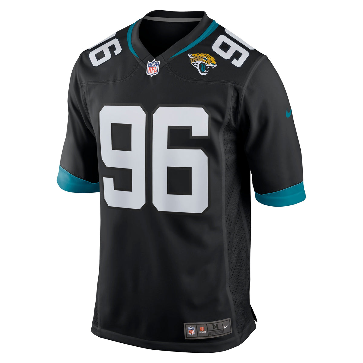 Adam Gotsis Jacksonville Jaguars Nike Game Jersey - Black football jersey product view 2
