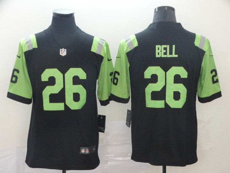 Men's New York Jets Le'Veon Bell #26 Black City Edition Game Jersey1 football jersey product view 1