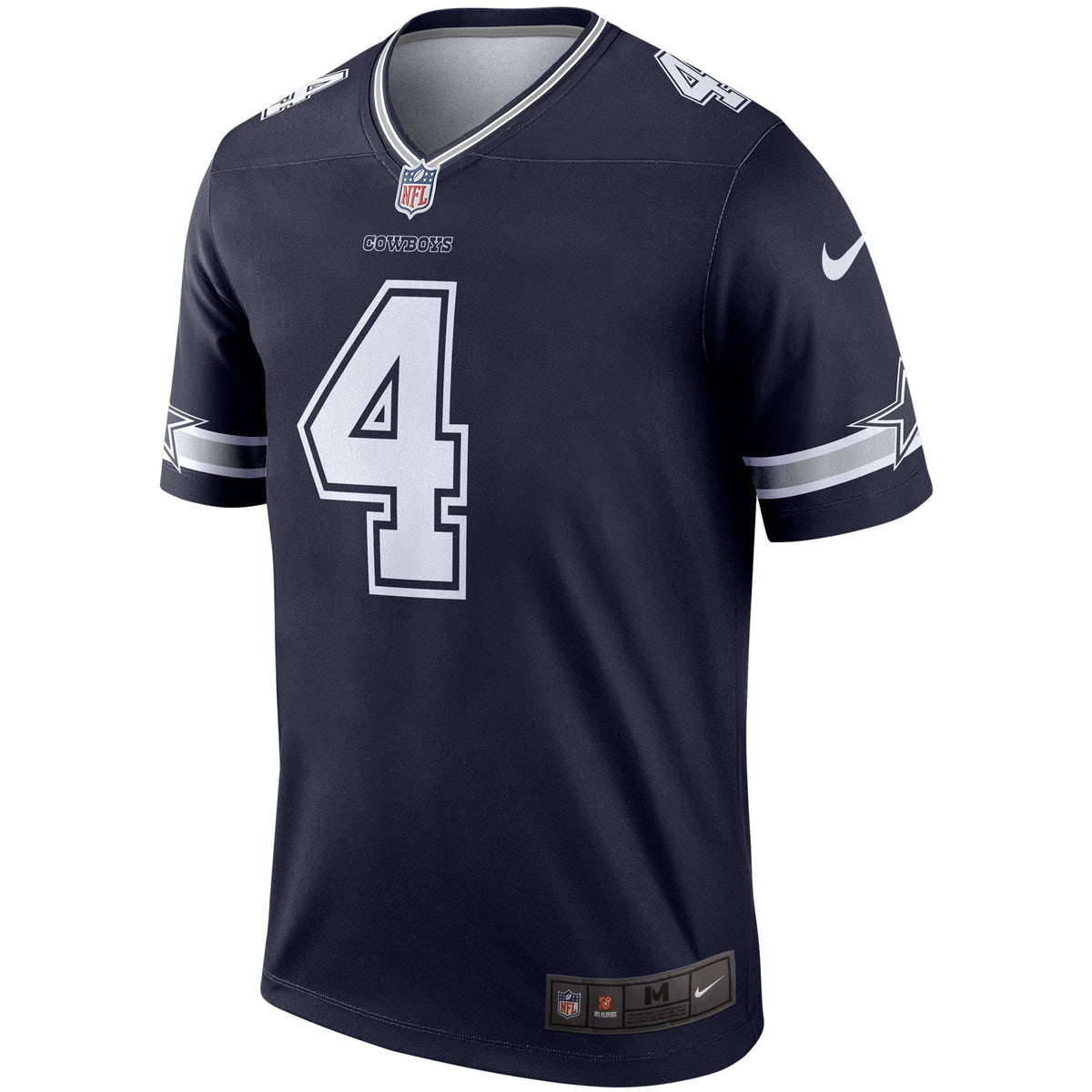Dak Prescott Dallas Cowboys Nike Legend Jersey - Navy football jersey product view 2
