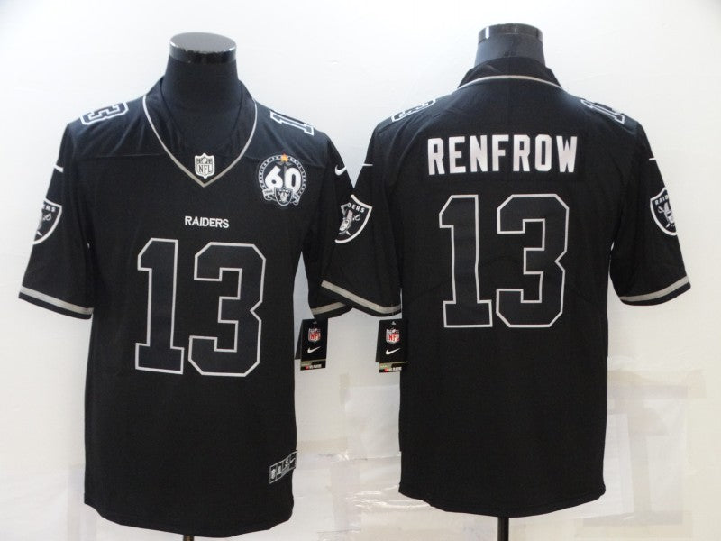 Men's Las Vegas Raiders Hunter Renfrow #13 Black Game Player Jersey1 football jersey product view 1