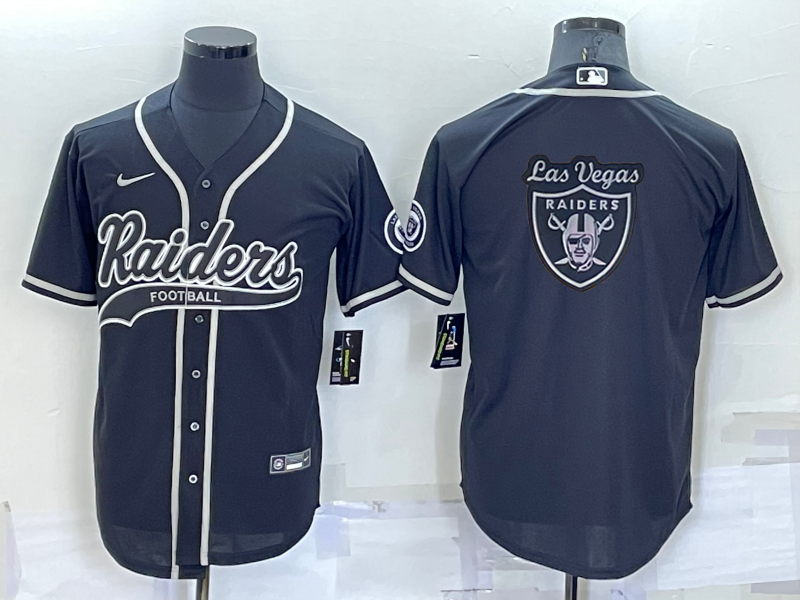Men's Las Vegas Raiders Black Game Jersey1 football jersey product view 1