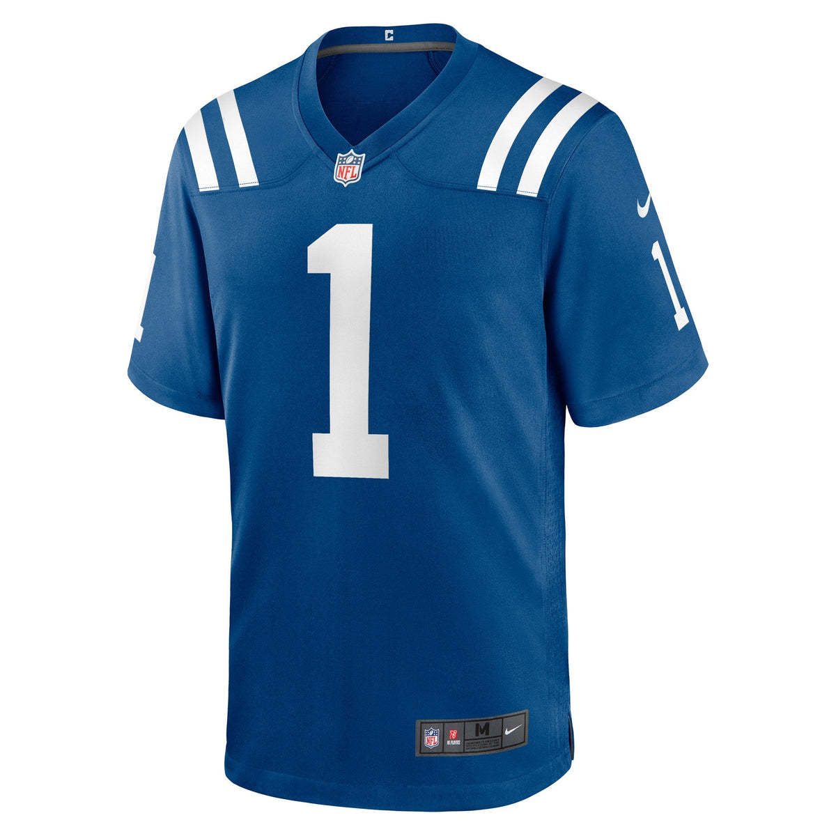 Number 1 Groom Indianapolis Colts Nike Game Jersey - Royal football jersey product view 2