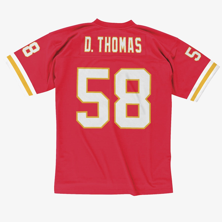 Men's Derrick Thomas Red Kansas City Chiefs 1994 Legacy Jersey football jersey product view 2