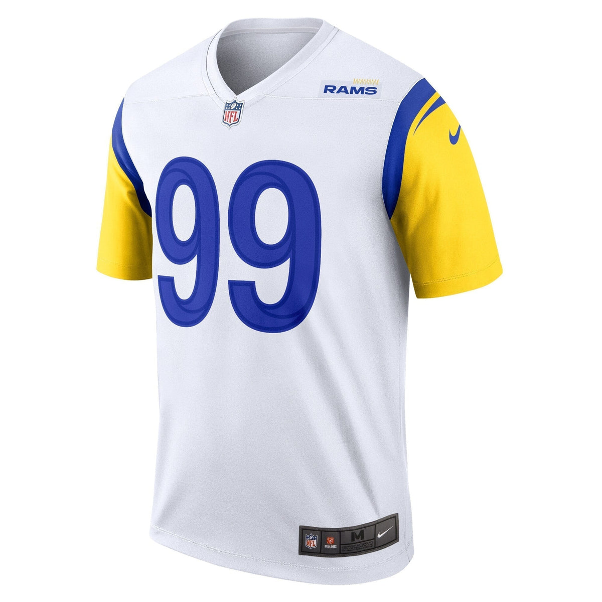 Aaron Donald Los Angeles Rams Nike Legend Jersey - White football jersey product view 2