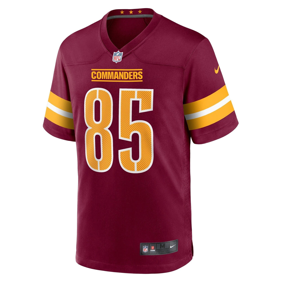 Cole Turner Washington Commanders Nike Game Jersey - Burgundy football jersey product view 2