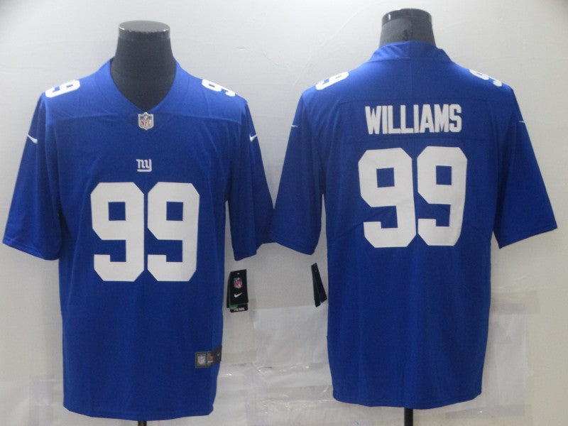 Men's New York Giants Leonard Williams #99 Blue Game Jersey1 football jersey product view 1