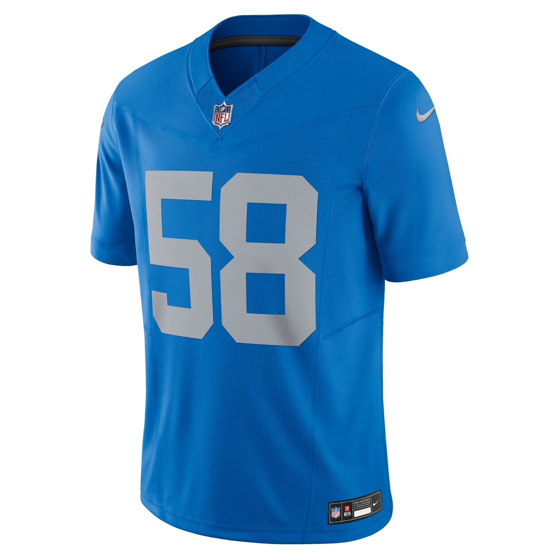 Penei Sewell Detroit Lions Nike Vapor F.U.S.E. Alternate Limited Jersey - Blue football jersey product view 2