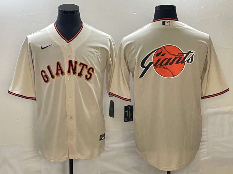 Men's San Francisco Giants Cream Home Replica Team Jersey1 baseball jersey product view 1