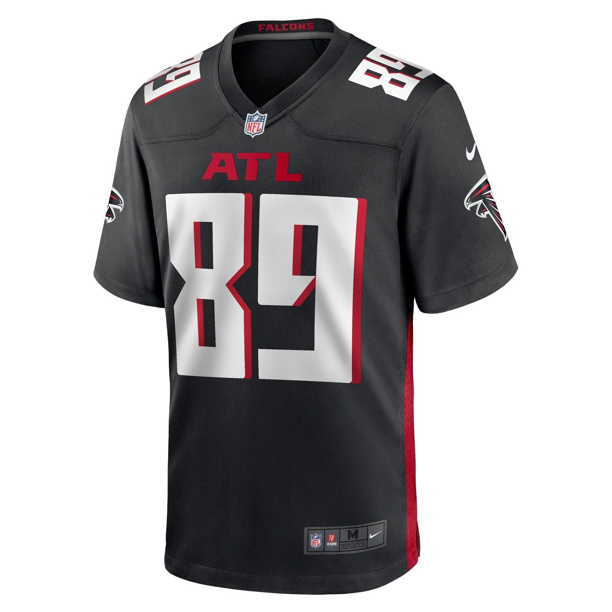 Charlie Woerner Atlanta Falcons Nike Game Jersey - Black football jersey product view 2