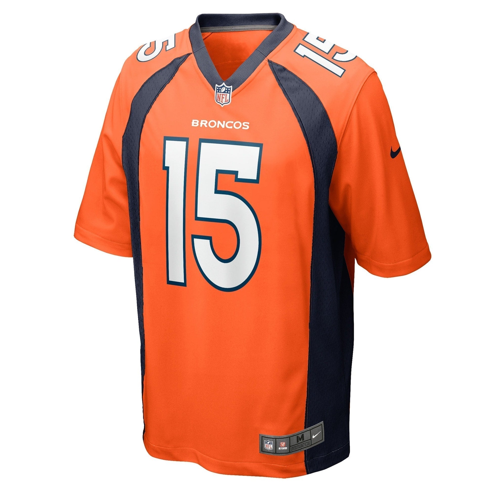 Jalen Virgil Denver Broncos Nike Game Jersey - Orange football jersey product view 2