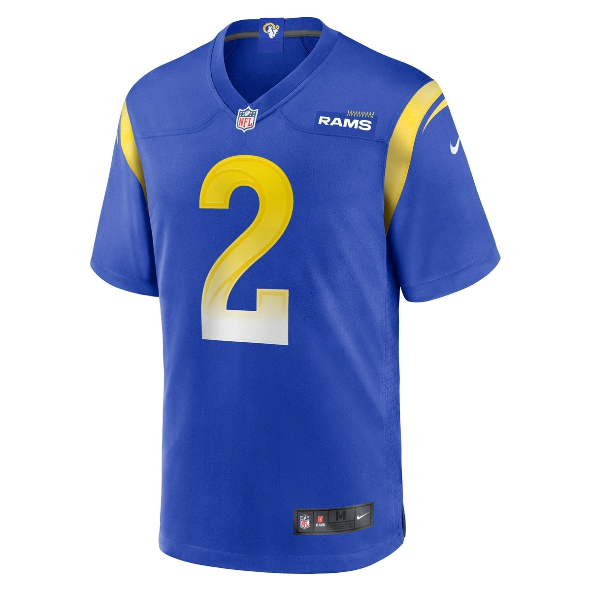 Russ Yeast Los Angeles Rams Nike Home Game Jersey - Royal football jersey product view 2