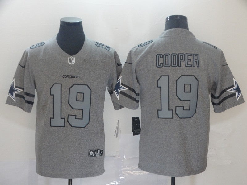 Men's Dallas Cowboys Amari Cooper #19 Gray Game Jersey1 football jersey product view 1