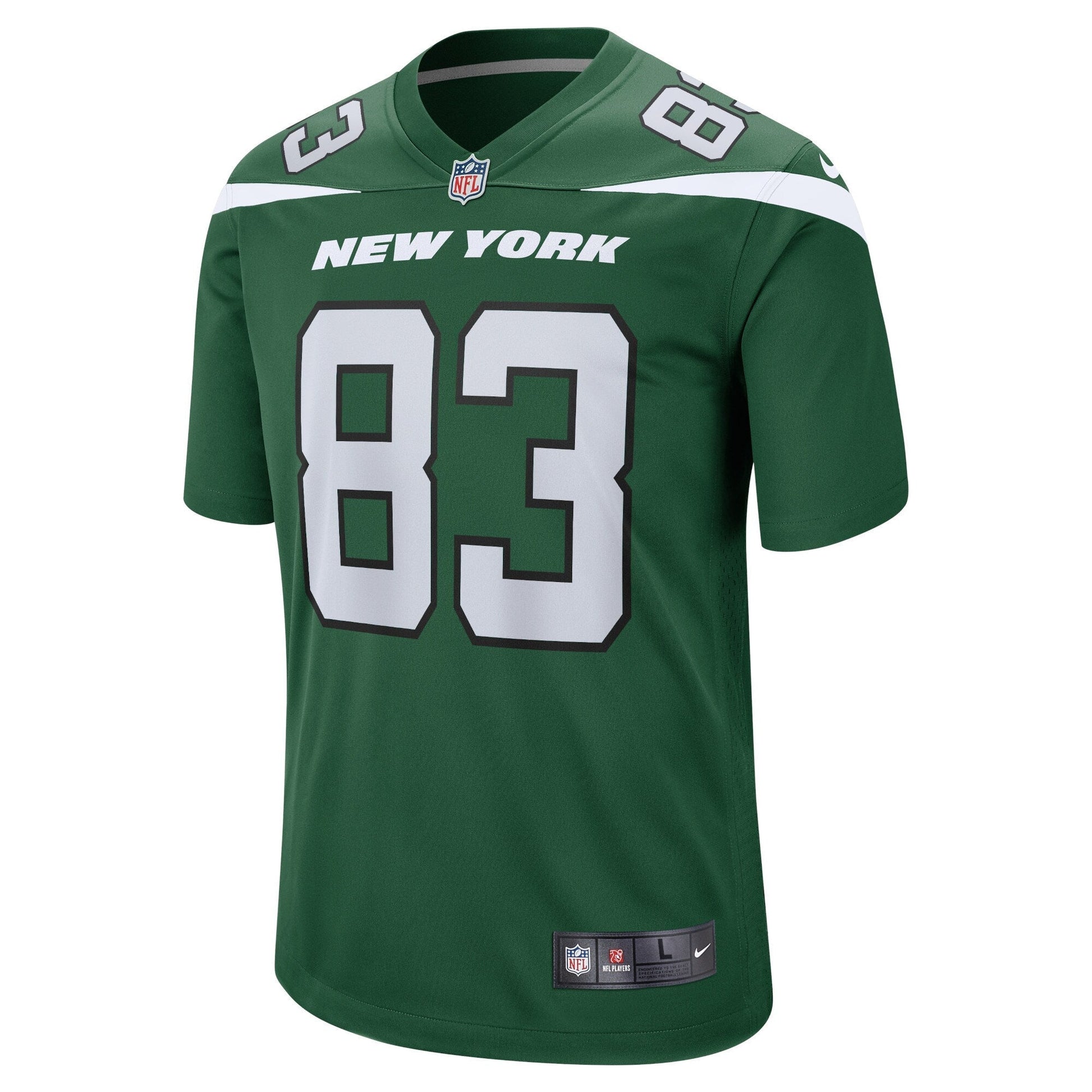 Tyler Conklin New York Jets Nike Game Jersey - Gotham Green football jersey product view 2