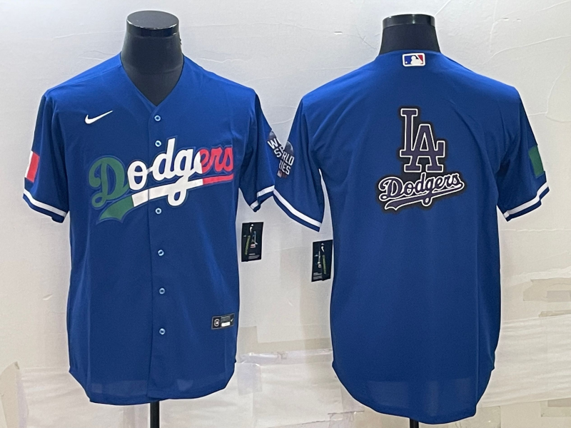 Men's Los Angeles Dodgers Blue Replica Baseball Jersey1 baseball jersey product view 1
