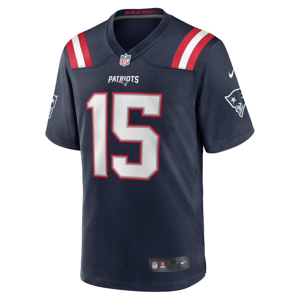 Corliss Waitman New England Patriots Nike Game Jersey - Navy football jersey product view 2