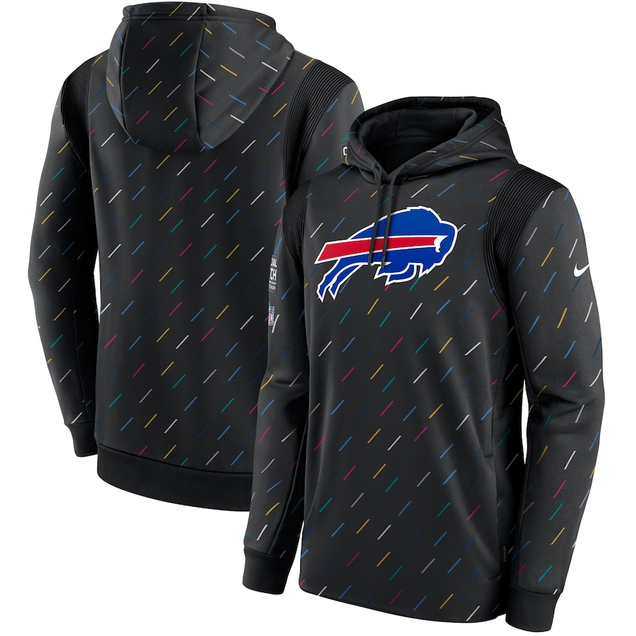 Men's Buffalo Bills NFL 2021 Salute to Service Hoodie1 Black football jersey product view 1