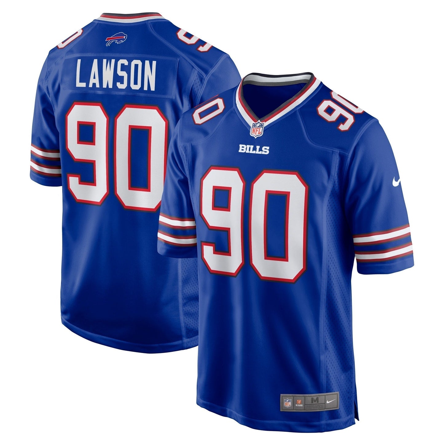 Shaq Lawson Buffalo Bills Nike Game Jersey - Royal football jersey product view 1