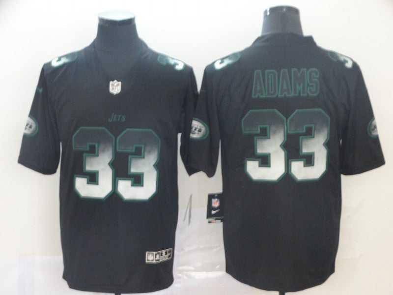 Men's New York Jets Jamal Adams #33 Black Player Game Jersey1 football jersey product view 1