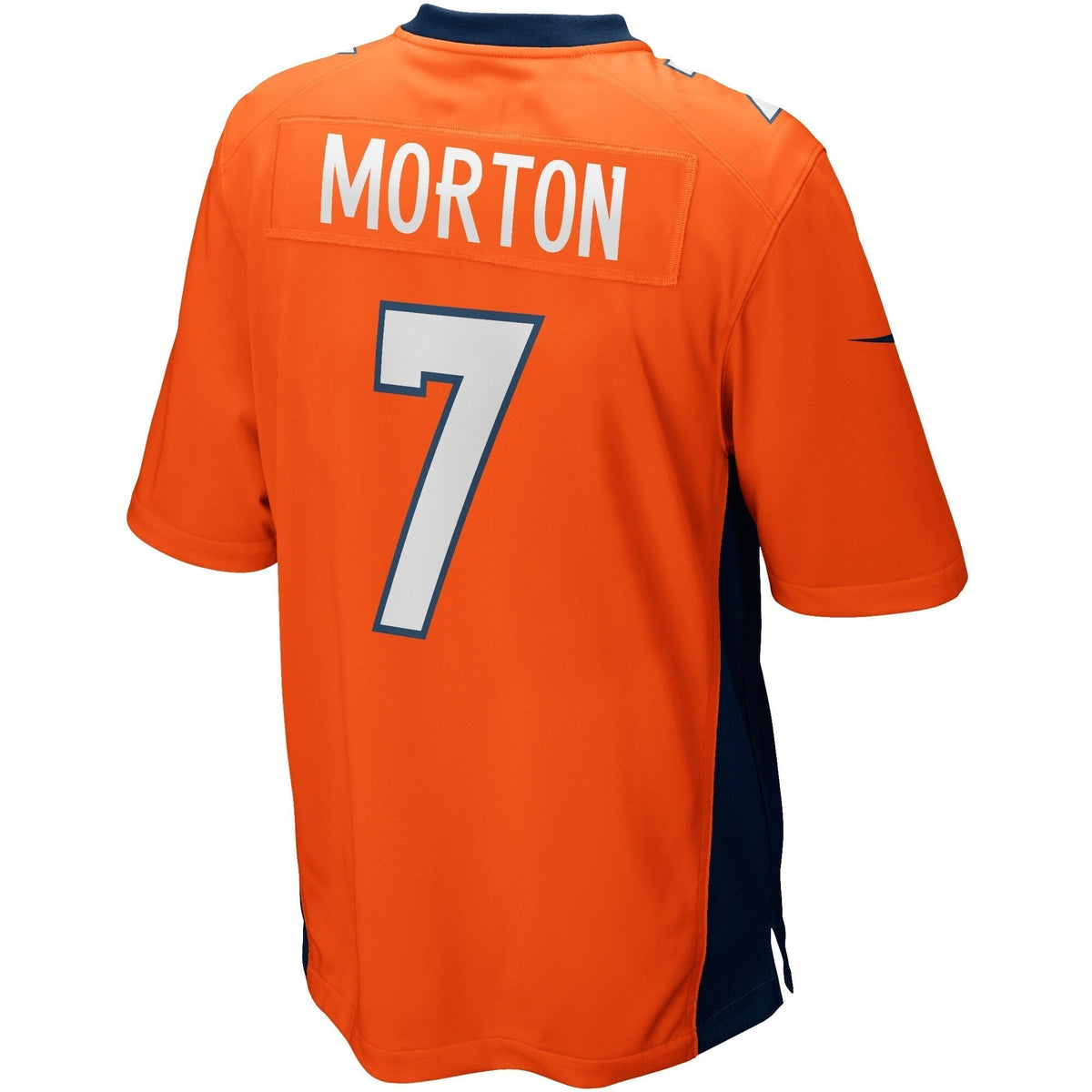 Craig Morton Denver Broncos Nike Game Retired Jersey - Orange football jersey product view 3