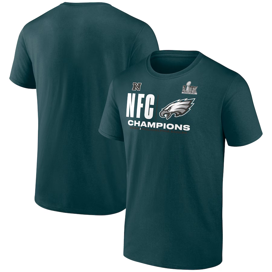24-25 Season Philadelphia Eagles Short Sleeve Green football jersey product view 1