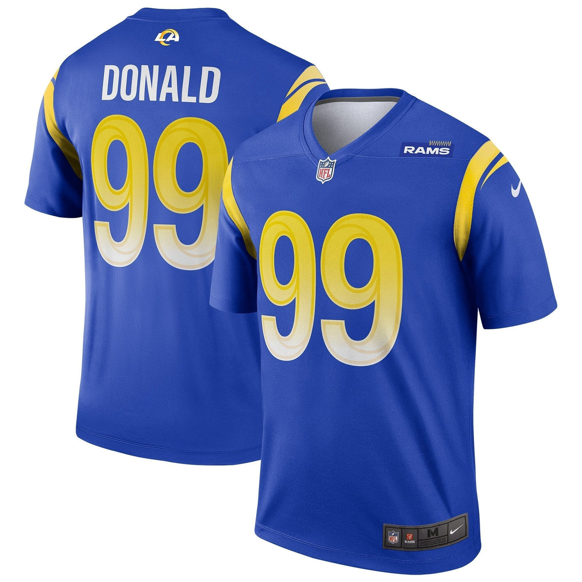 Aaron Donald Los Angeles Rams Nike Legend Jersey - Royal football jersey product view 1