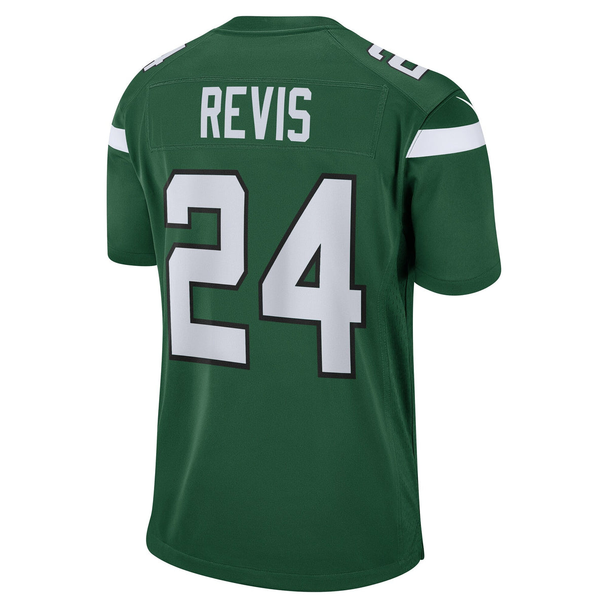 Darrelle Revis New York Jets Nike Retired Game Jersey - Gotham Green football jersey product view 3