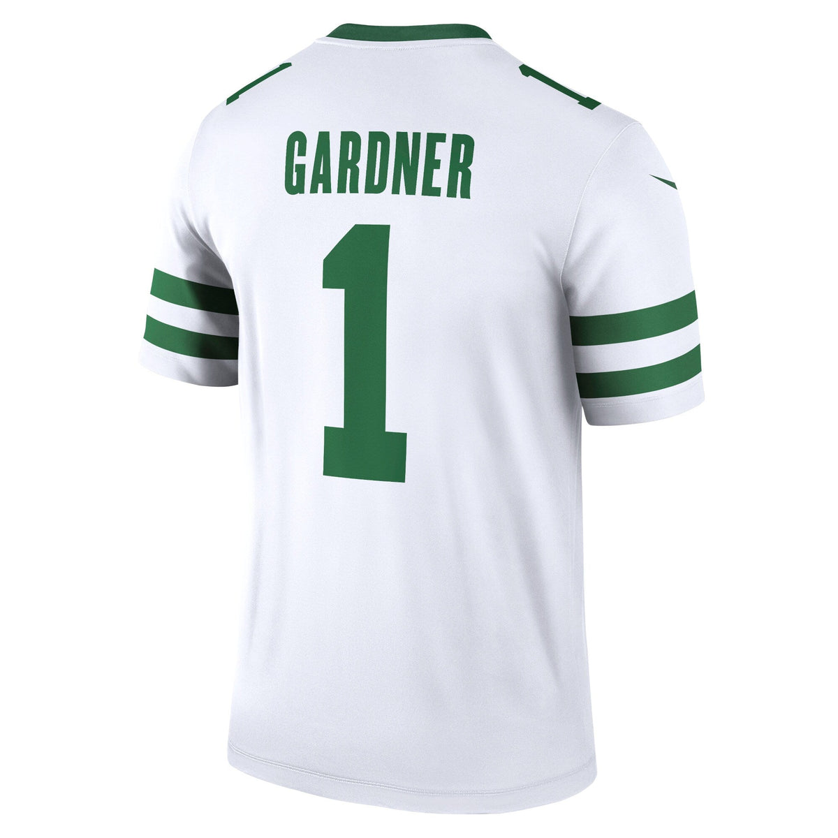 Sauce Gardner New York Jets Nike Legend Jersey - Legacy White football jersey product view 3