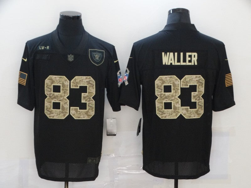 Men's Las Vegas Raiders Darren Waller #83 Black Game Jersey1 football jersey product view 1