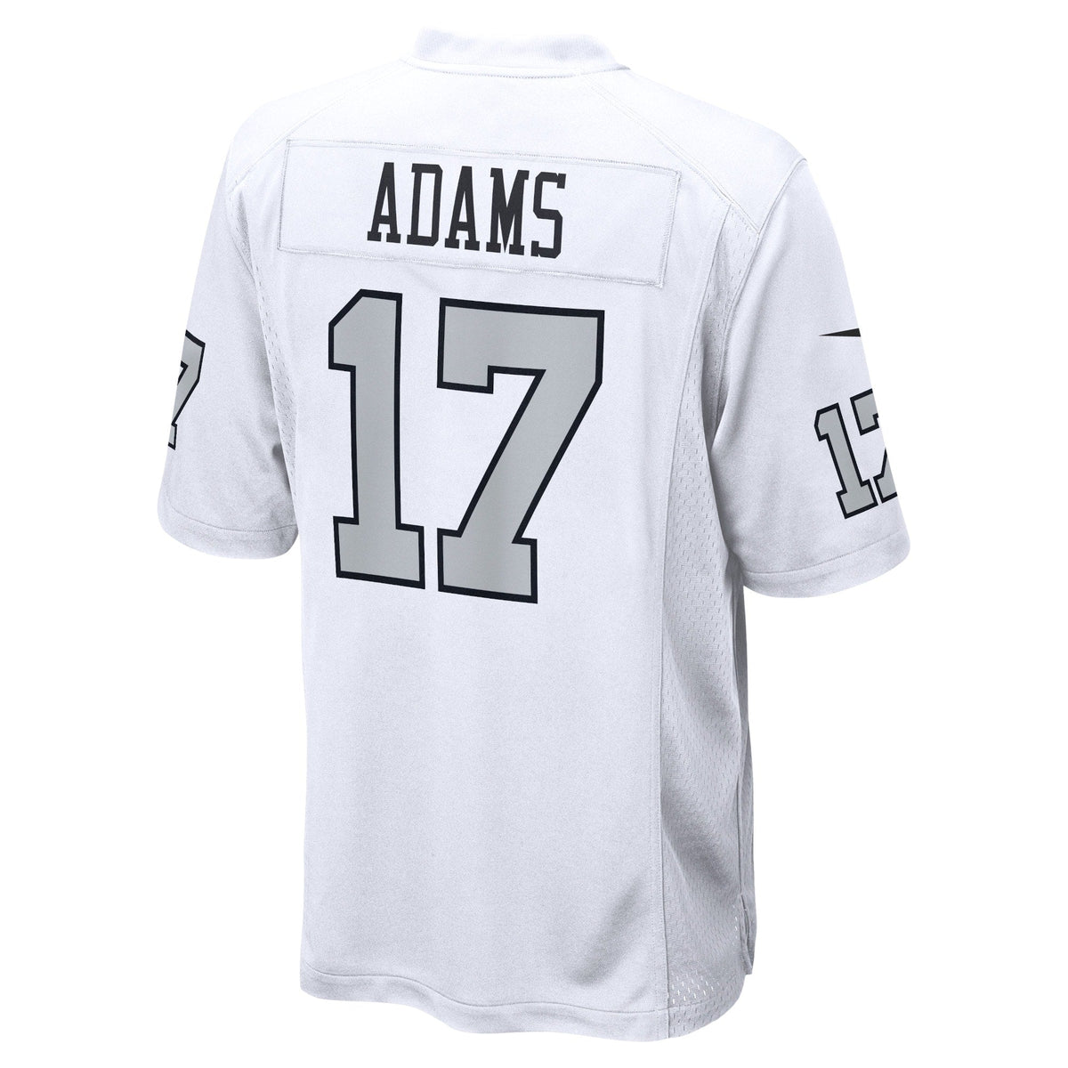 Davante Adams Las Vegas Raiders Nike Alternate Game Jersey - White football jersey product view 3